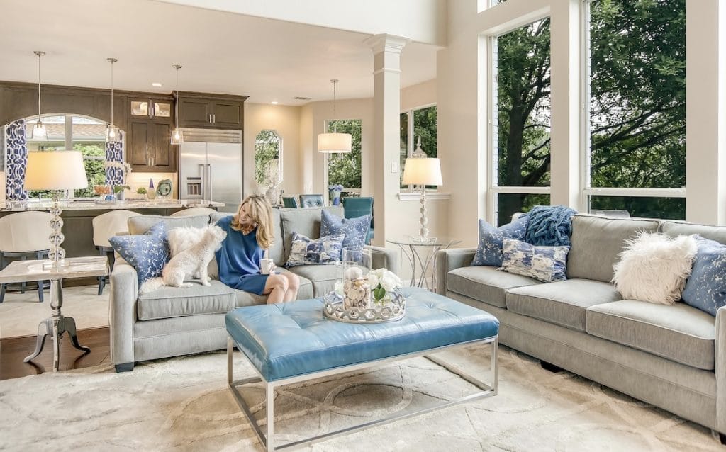 INTERIOR COLOR TRENDS 2020 Pastel Baby blue in interiors and design