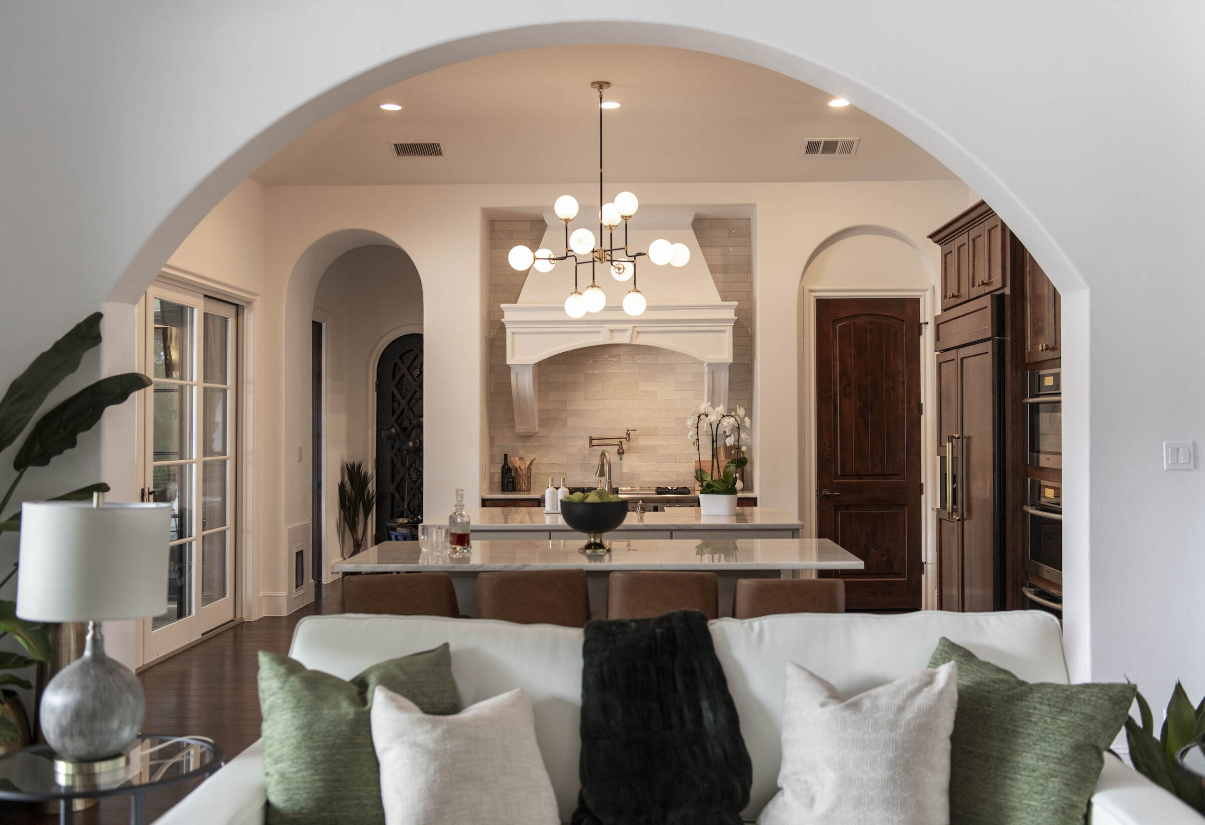 modern mediterranean kitchen, Austin Interior Designer